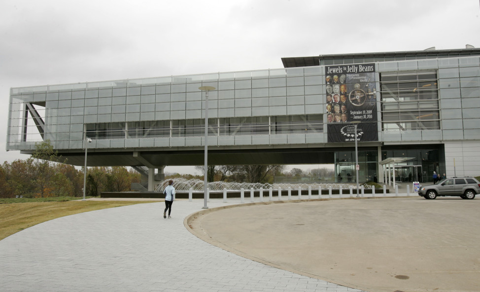 The Clinton Presidential Library in Little Rock, Arkansas. (AP Photo)