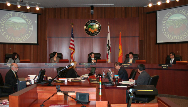 Asian Americans now hold a majority on the 5-member Orange County Board of Supervisors. (Photo Courtesy of the County of Orange)