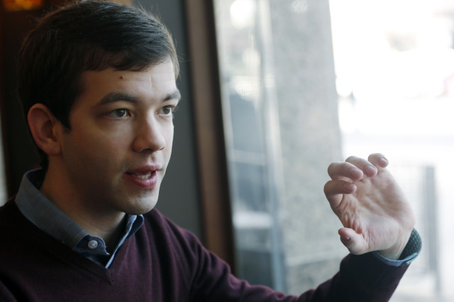 Matthew Vines at the annual meeting of the National LGBTQ Task Force in Denver, Colorado, Feb. 5, 2015.