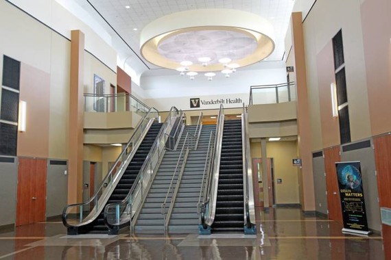The Vanderbilt University Medical Center is located in what was once the One Hundred Oaks Mall (Photo courtesy Vanderbilt University)