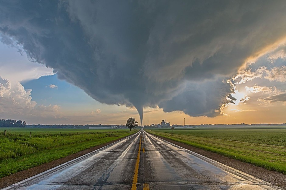 A Tornado Crosses the Path, Reinbeck, Iowa. Third place, “Professional Submission” (Brad Goddard, courtesy NOAA)