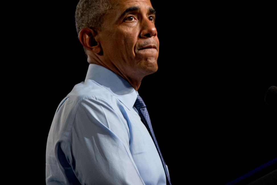 President Barack Obama speaks at Macomb Community College, Sept. 9, 2015, in Warren, Michigan.  (AP Photo) 