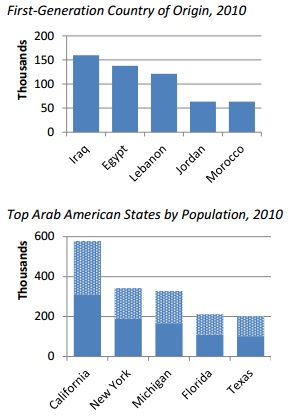Graphic: Arab American Institute Source: 2010 American Community Survey 1-Year Estimates– U.S. Census Bureau