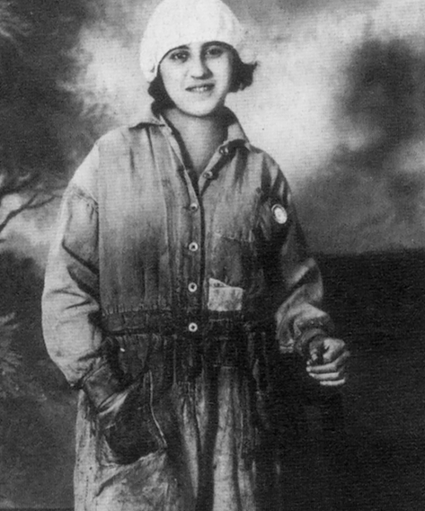 Eva Hetty, a Lebanese immigrant and Detroit factory worker, in 1929. (Image from “Arab Americans in Metro Detroit: A Pictorial History”) 