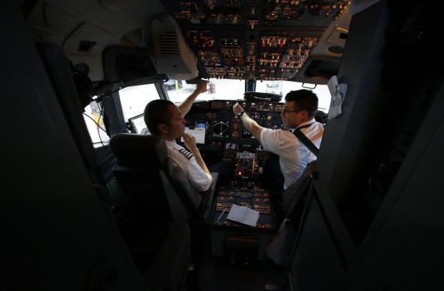 Commercial pilots' wage difference, the gap between the highest and the lowest earners, was more than $100,000. (AP Photo)