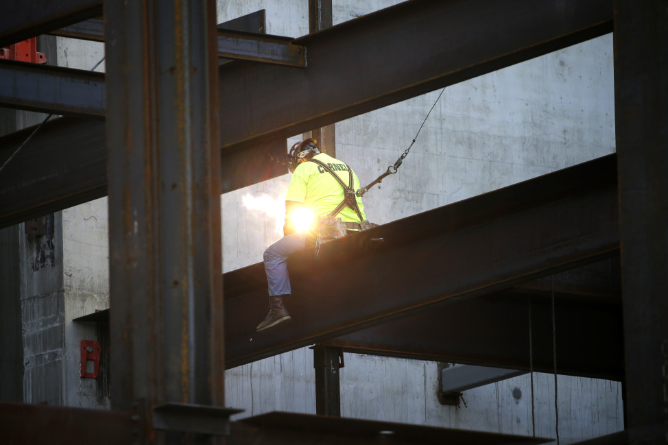 Welders in Alaska make 80 percent more than the average welder nationwide. (AP Photo) 