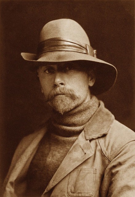 Self-Portrait of Edward S. Curtis, 1899 (Public Domain)