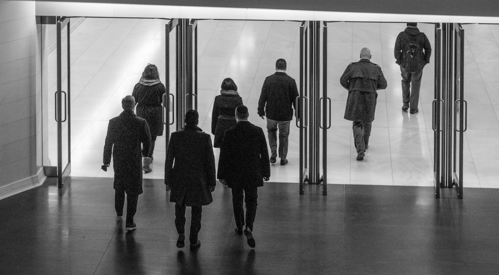 People walk the World Trade Center West Concourse, Brookfield Place, World Trade Center, New York City, Dec. 4, 2014.(Photo by Flickr user John St John via Creative Commons license)