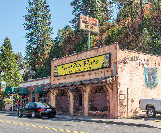 A Mexican restaurant in Placerville, California. (Photo by Flickr user Kent Kanouse via Creative Commons license)