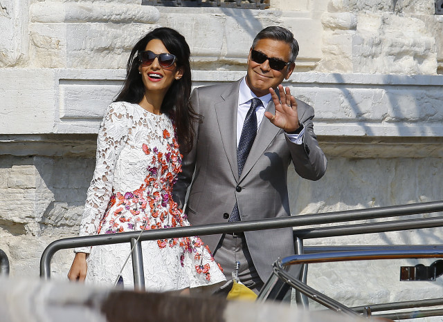 Amal Alamuddin və Corc Kluni