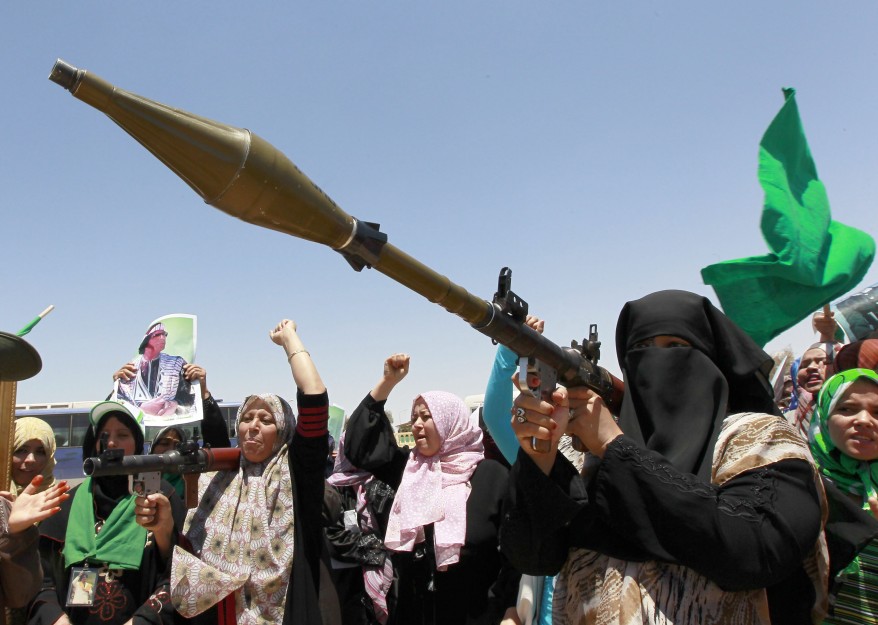 "Libya Female Volunteer Fighters"
