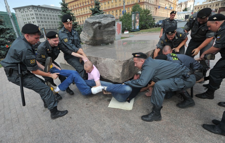 "Russia Rights Protest"