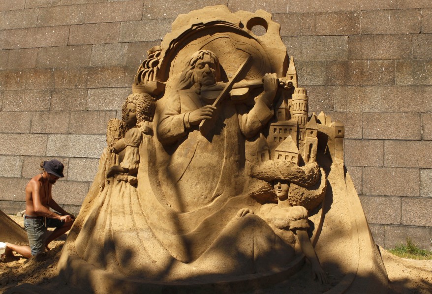 "Russia Sand Sculpture"