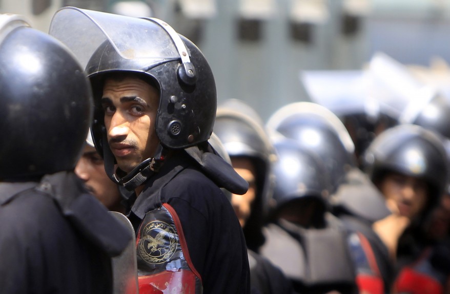 Egypt Tahrir Riot Police
