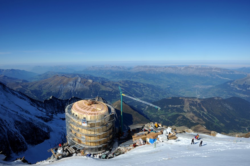 "France Alps Refuge du Gouter"