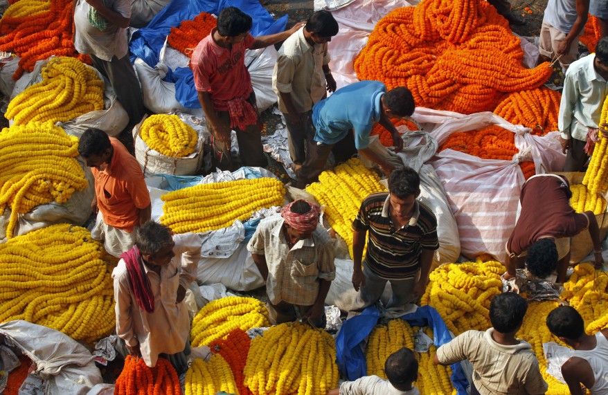 "India Garlands Vendors"