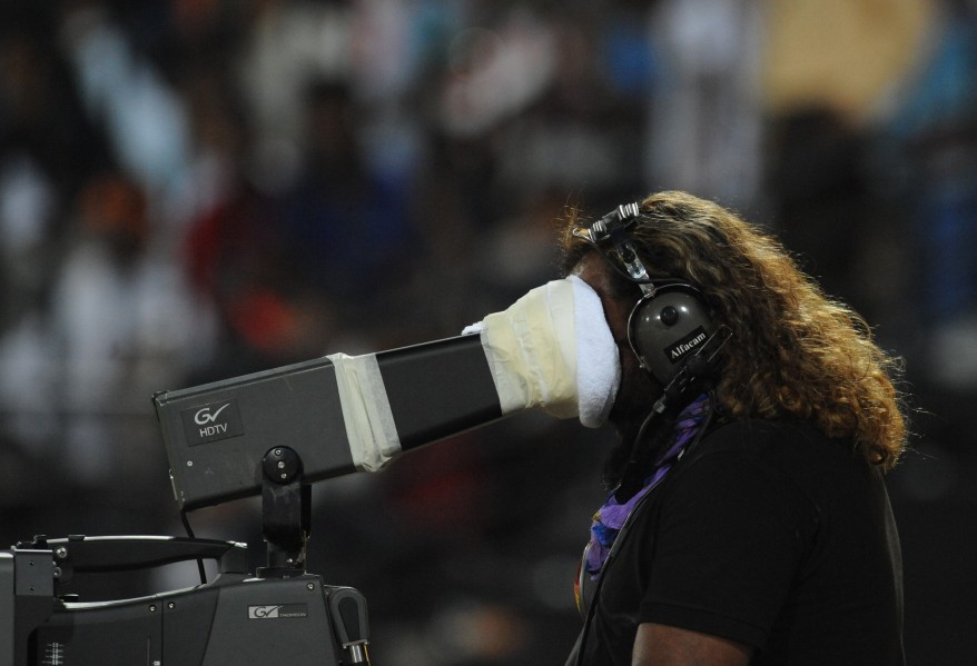 "India Cricket TV Cameraman"