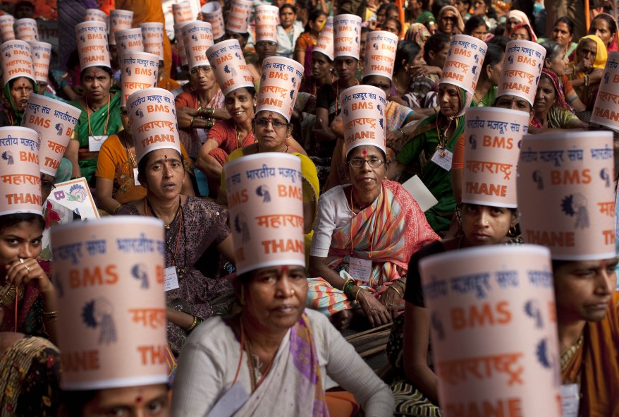 India Workers Protest