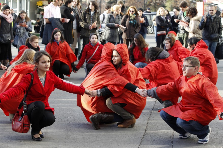 Romania AIDS Rally