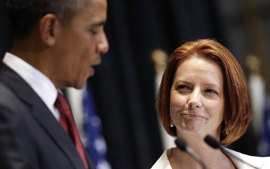 "Barack Obama, Julia Gillard"