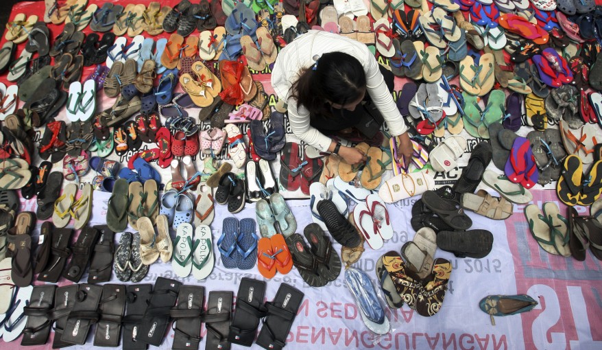 "Indonesia Sandal Protest"