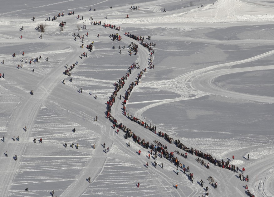 "France Sled Dogs Race"