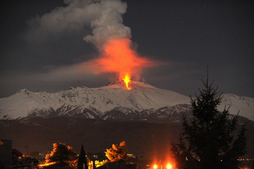 "Italy Volcano Eruption"
