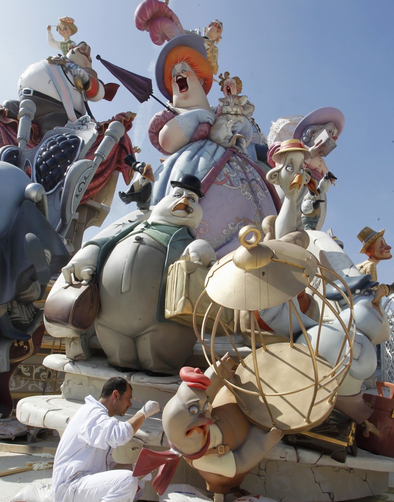 "Spain Fallas Festival"