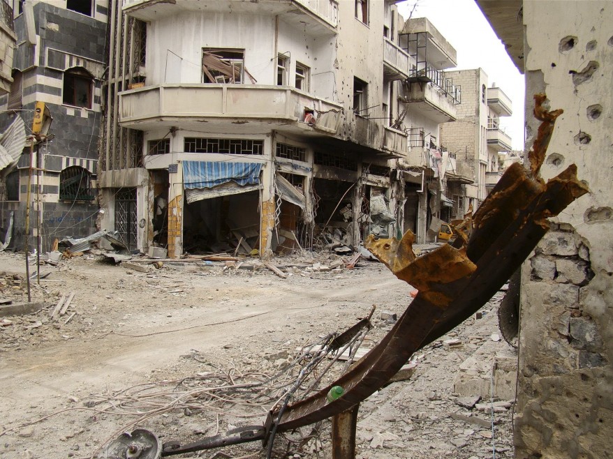 "Syria Homs in Ruins"