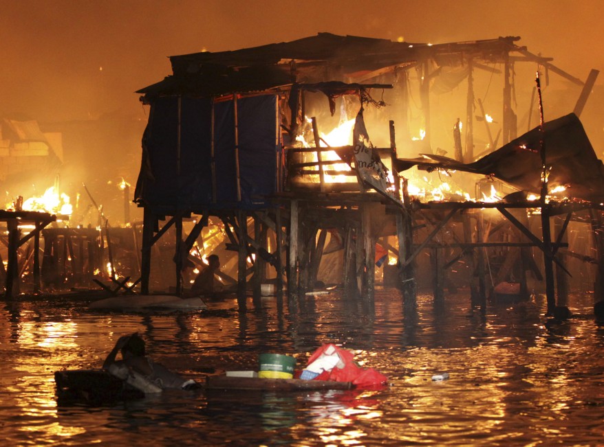 Philippines Slum Fire