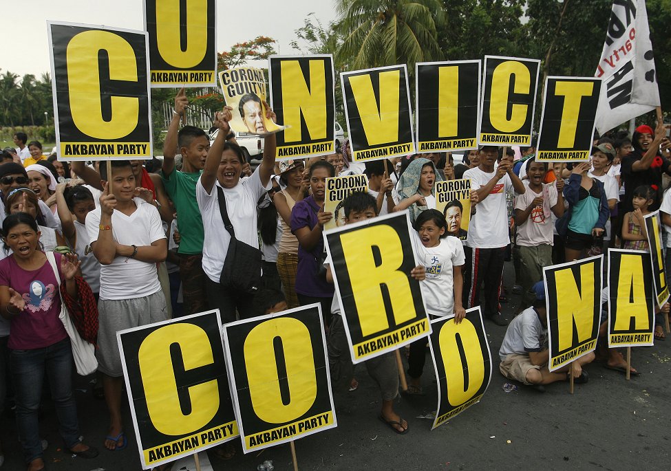 Philippines Corona Convicted