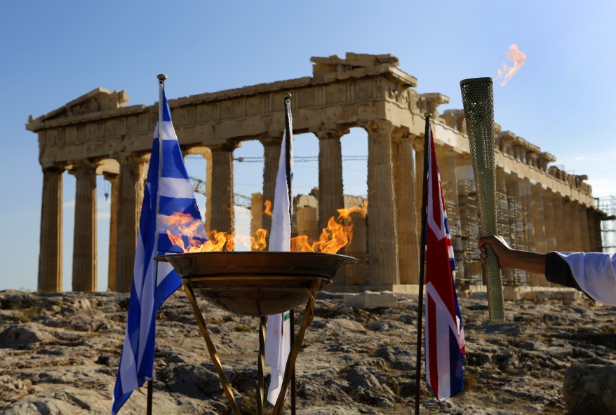 "Greece Olympic Flame"