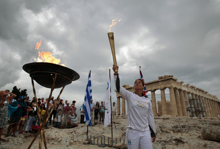 "Greece Olympic Torch"