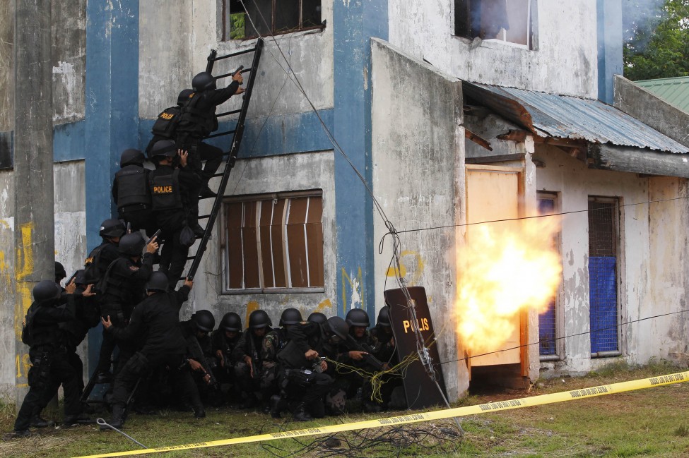 Philippines terror dril police