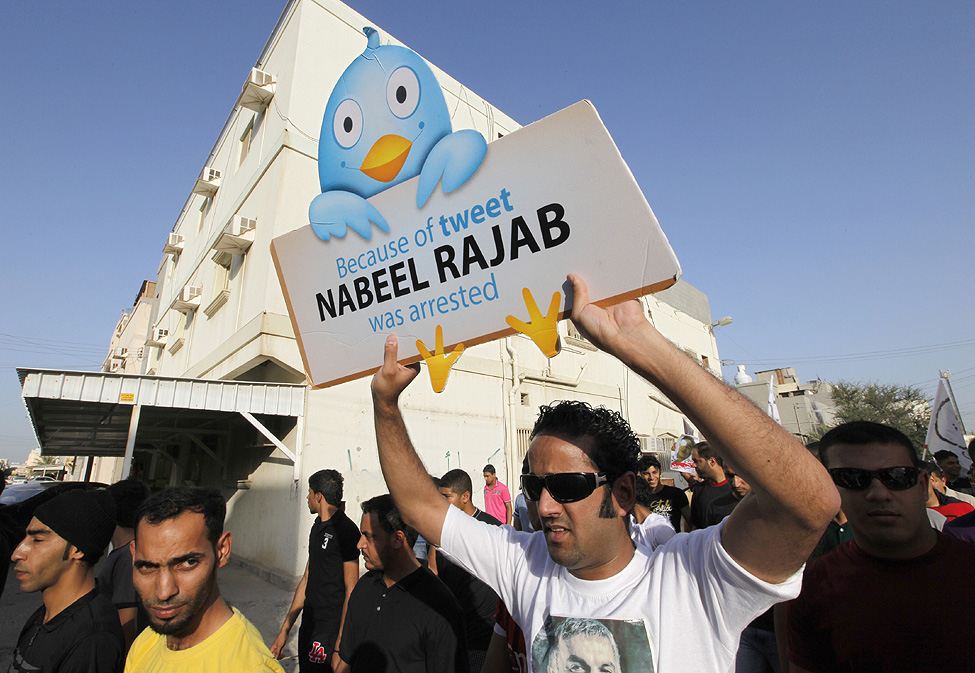 Bahrain Tweet Protest