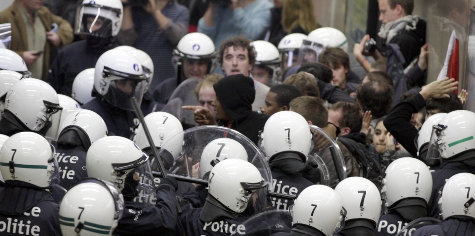 Belgium Far Right Demo