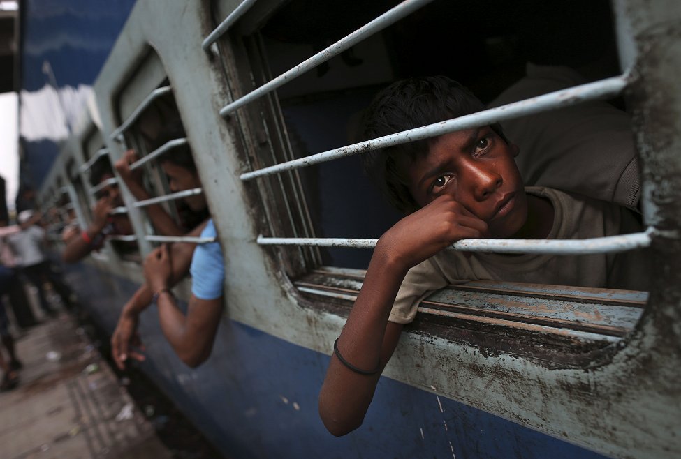 India blackout train