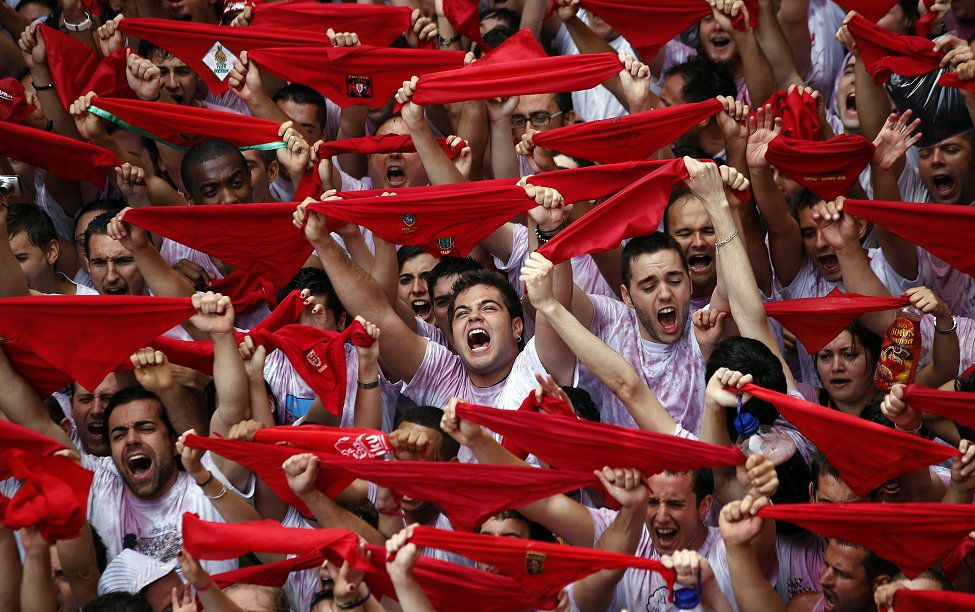 Spain Pamplona Red Scarves