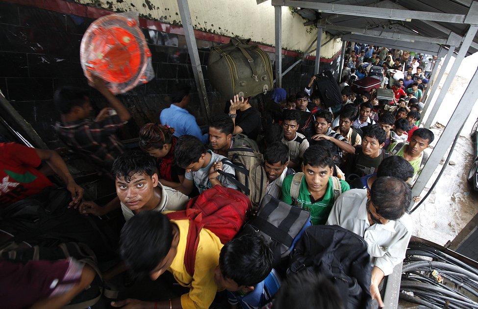 India Train Station