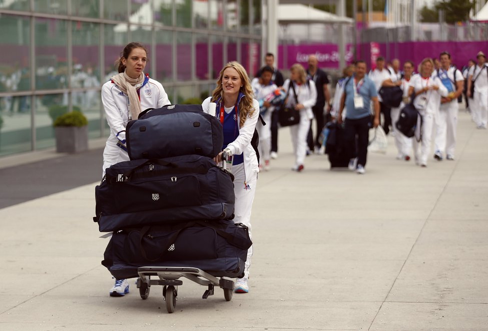 Olympics Athletes Leave