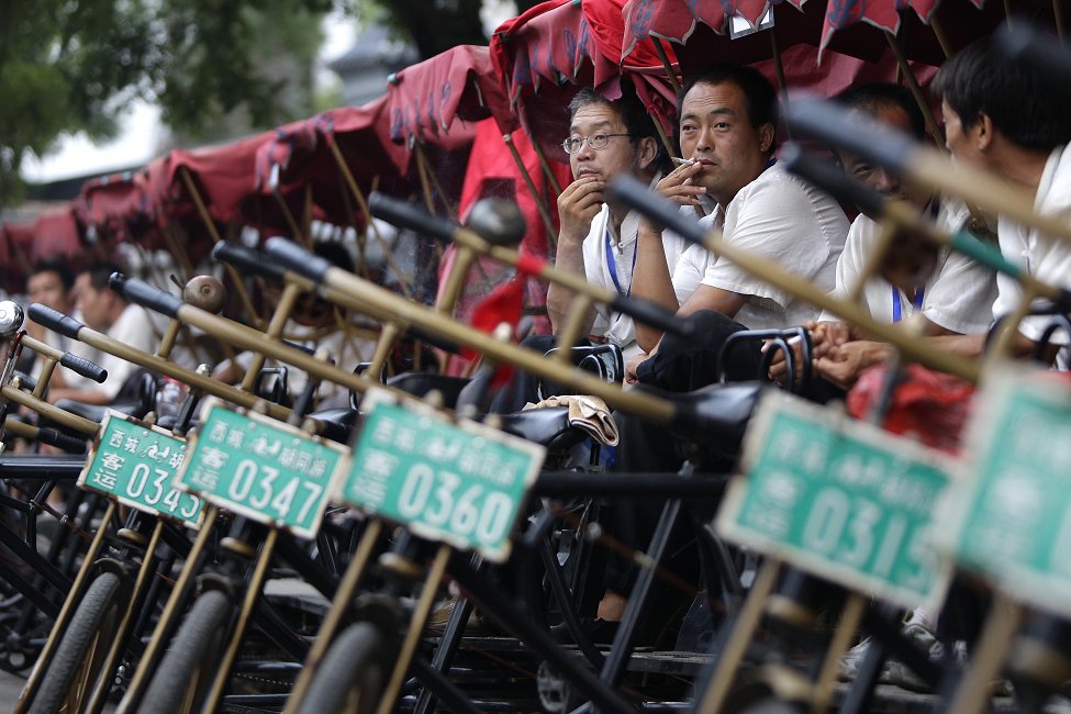 Rickshaws Beijing China