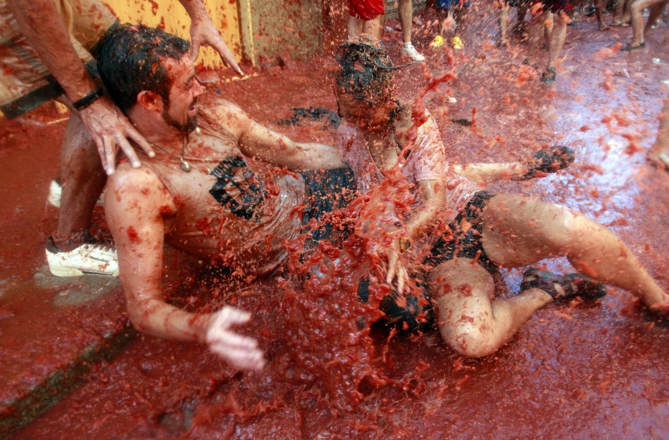 Spain Tomatina Food Fight