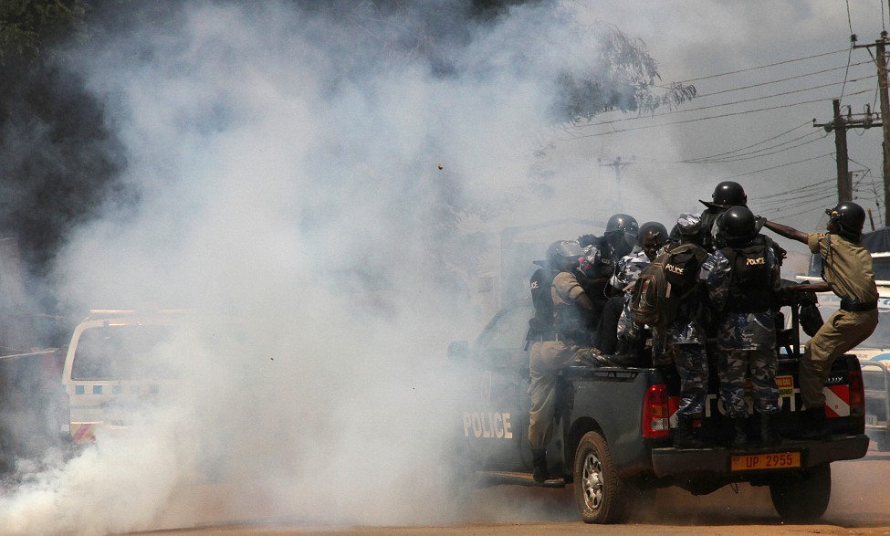 Uganda Opposition Demonstration
