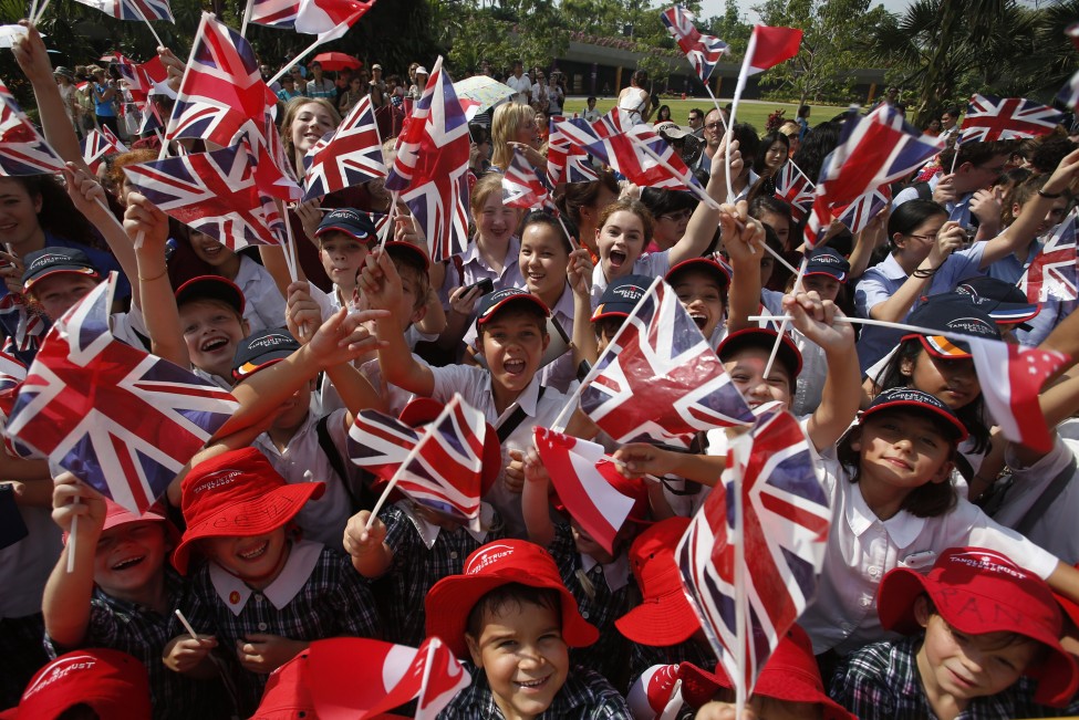 Singapore Britain Royals