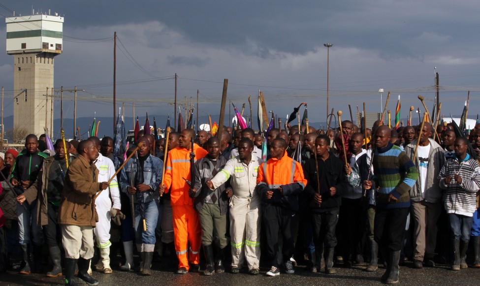 South Africa Mine Violence