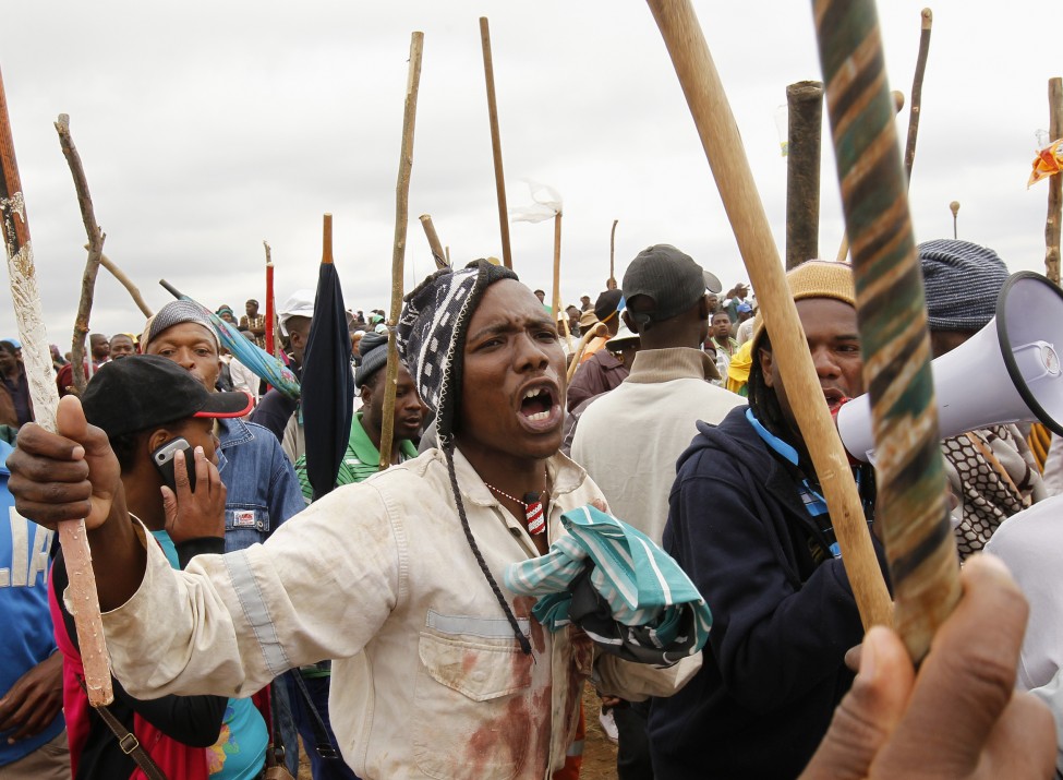 South Africa Miners Strike