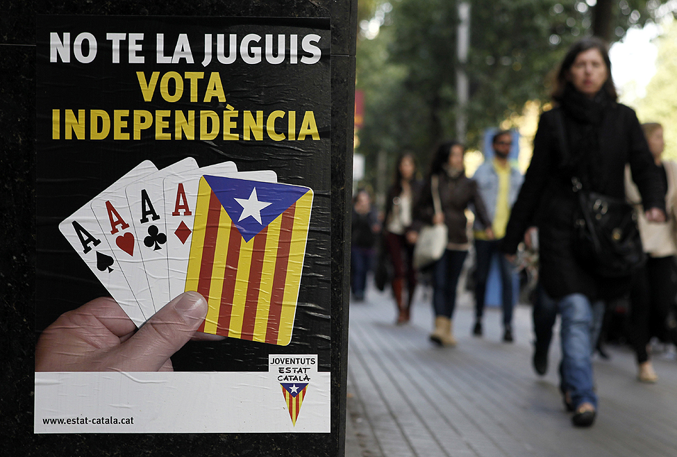 Spain Separatist Banners