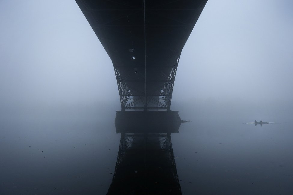 Rowers Fog Philadelphia