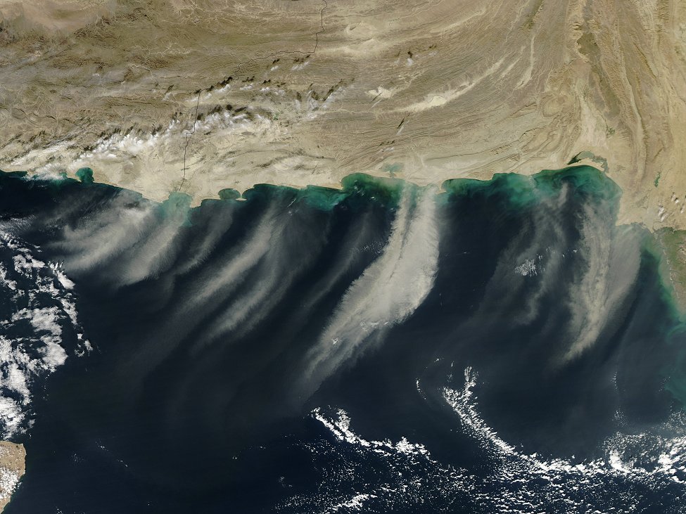 NASA Dust Plumes