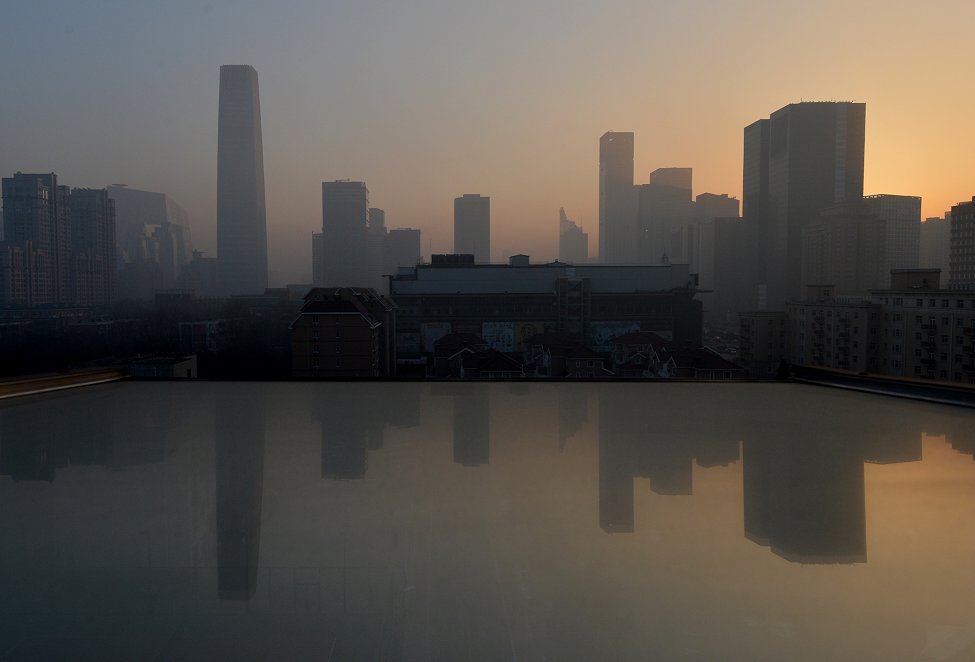 China Smog Skyline